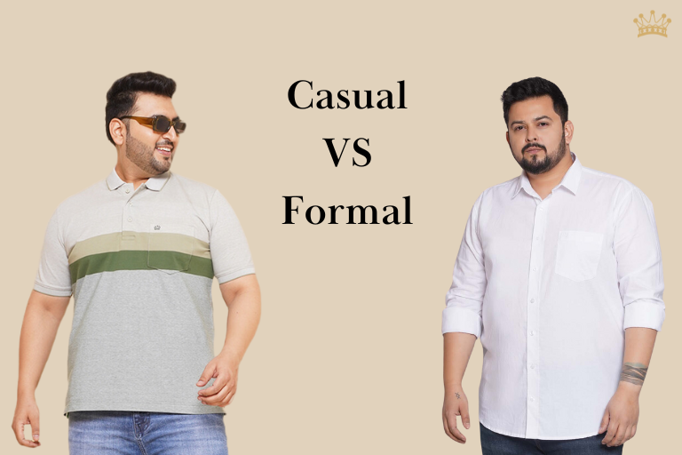 Casual VS Formal: Dressing for Different Occasions in Big Size Menswear